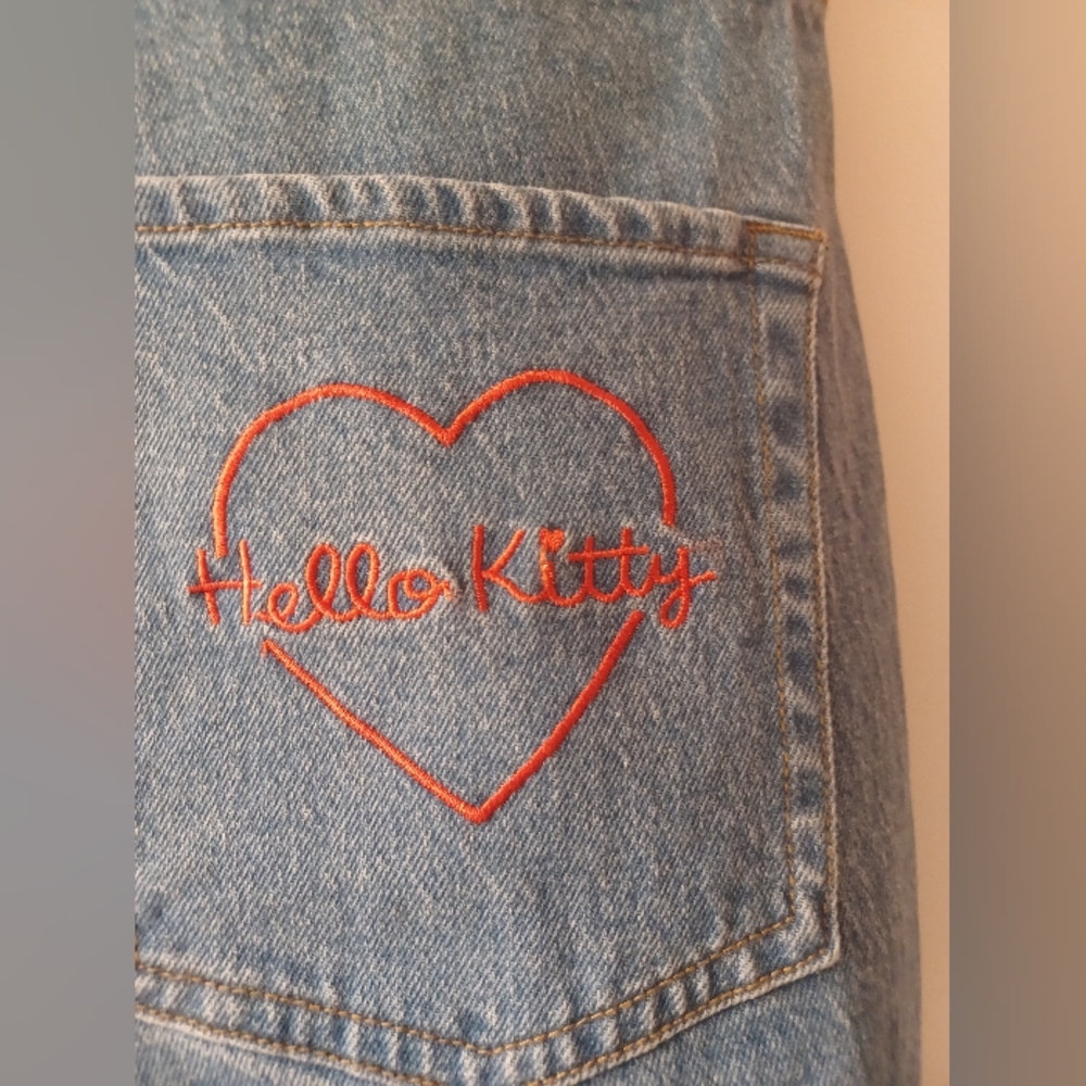 NWT Hello Kitty Junior's Blue Jeans  Size 13 - Picture 5 of 11